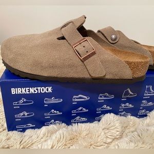 Birkenstock Boston Taupe (39 Regular width)